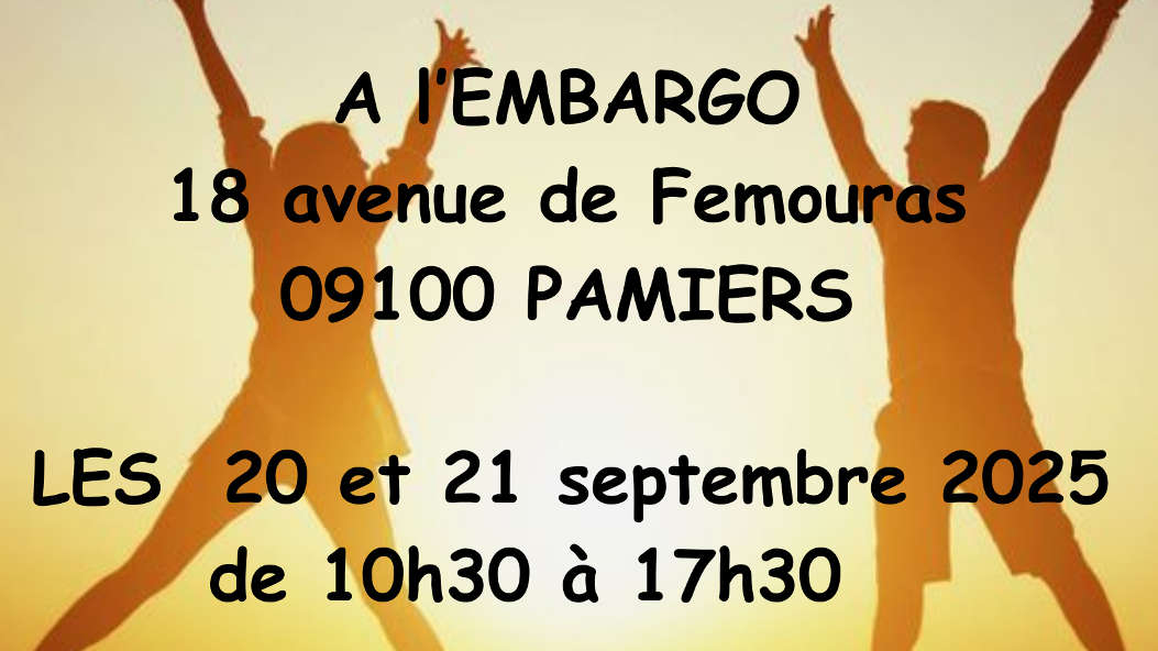 Salon Bien-Etre à Pamiers,  20 et 21 septembre 2025